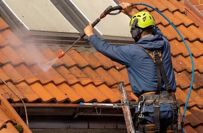 Démoussage et hydrofuge de toiture à Chapeau